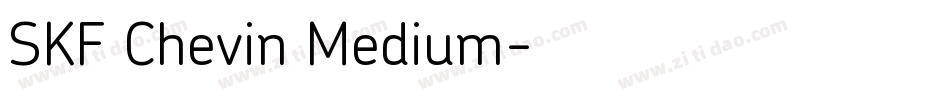 SKF Chevin Medium字体转换